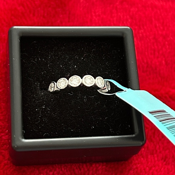 Moissanite Diamond 1.70 CTW eternity band size 5